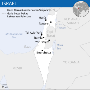 Letak Geografis dan Fisik Alami Negara Israel: Analisis Mendalam