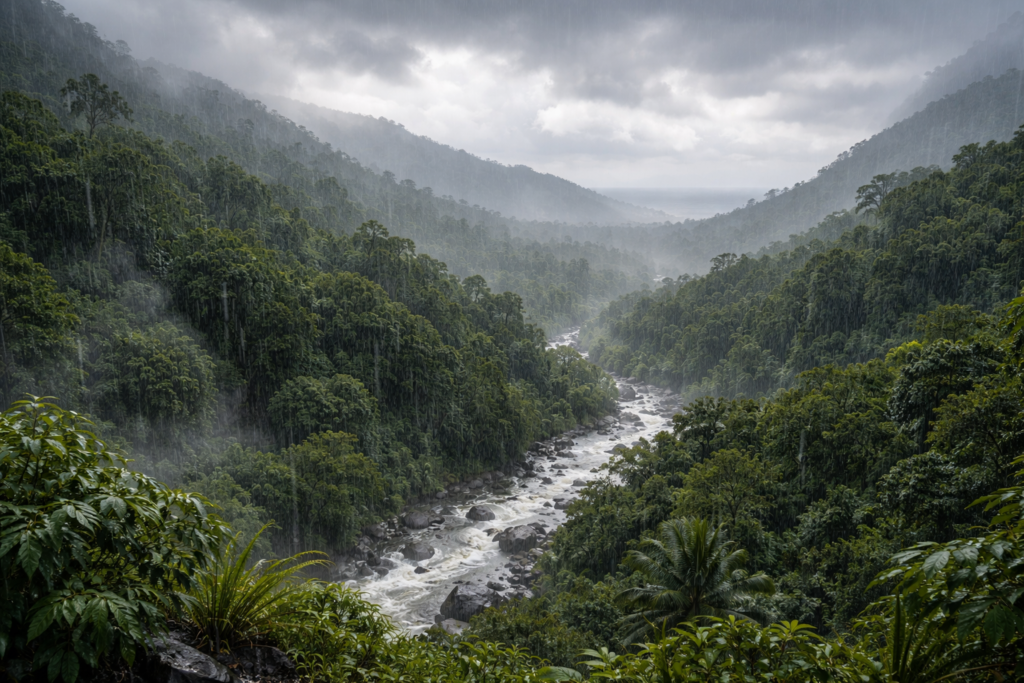 3 Samudra Jaga SDA Indonesia Saat Hujan Lebat