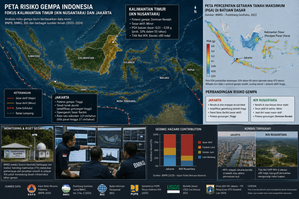 Ternyata Ini 5 Alasan Ilmiah IKN Nusantara Lebih Aman dari Jakarta Menurut Data Resmi