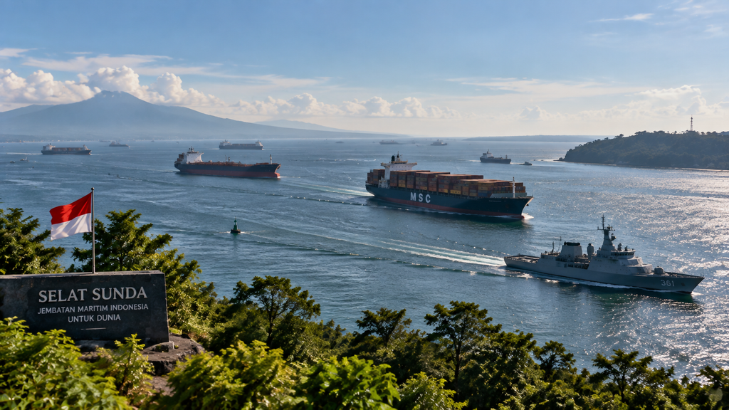 Garibaldi Lintasi ALKI I, Jalur Laut Strategis Kepulauan Indonesia
