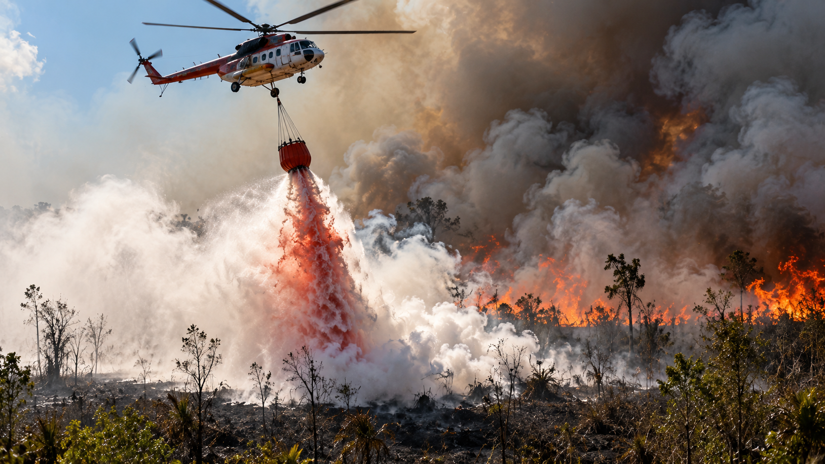 Kabut asap tebal transboundary haze menyelimuti koridor perbatasan darat dan jalan raya antarnegara.